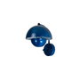 Opviq Lámpara de Pared de Cuerpo Metálico Azul